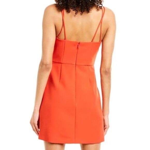 BCBGMaxAzria Curry Red Mini Dress - Picture 4 of 9